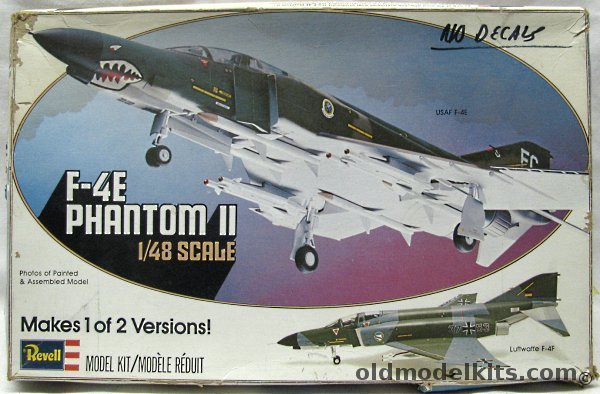 Revell 1/48 McDonnell-Douglas F-4E or F-4F Phantom II, H289 plastic model kit